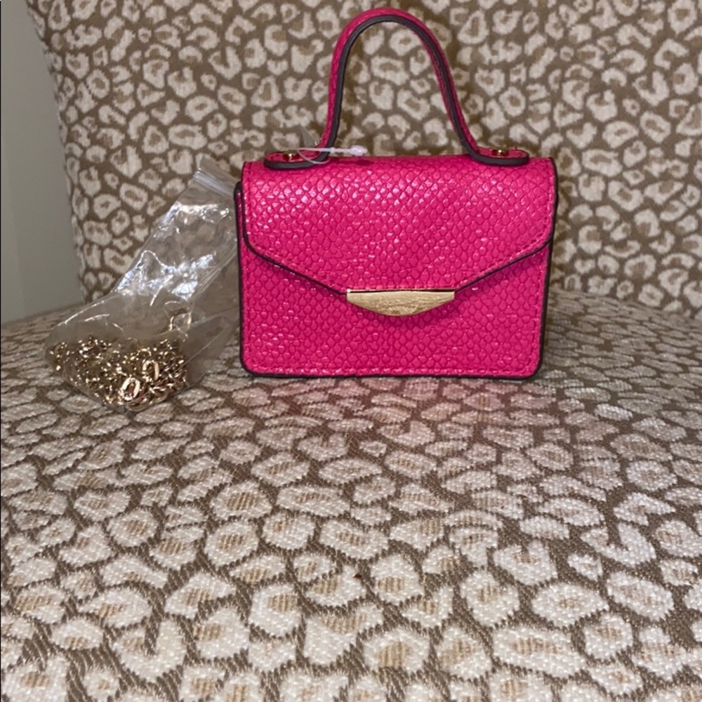 💖🦄Pink mini bag with chain🦄💖